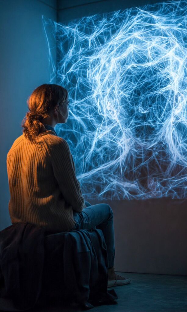 Behavioral therapy session showing a therapist guiding a client to change negative behavior patterns